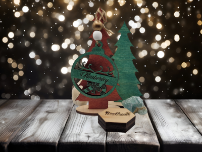 Personalized Wooden Christmas Ornaments - More than 20 Festive Styles to Choose From - Custom Christmas Tree Ornaments - Christmas Baubles