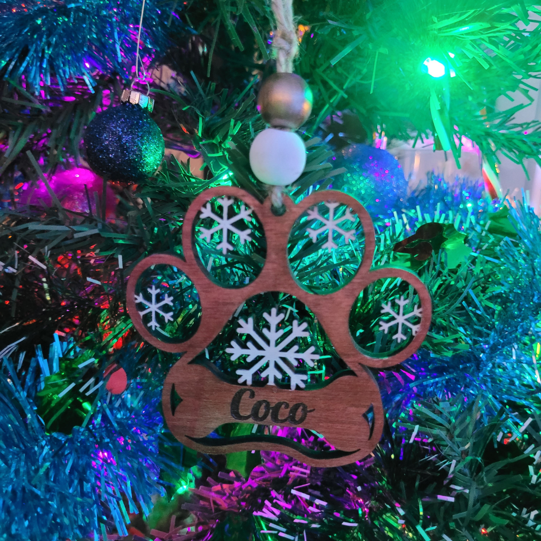 Personalized Wooden Christmas Ornaments - More than 20 Festive Styles to Choose From - Custom Christmas Tree Ornaments - Christmas Baubles